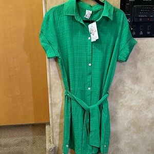 BECCA Vibrant Green jumpsuit